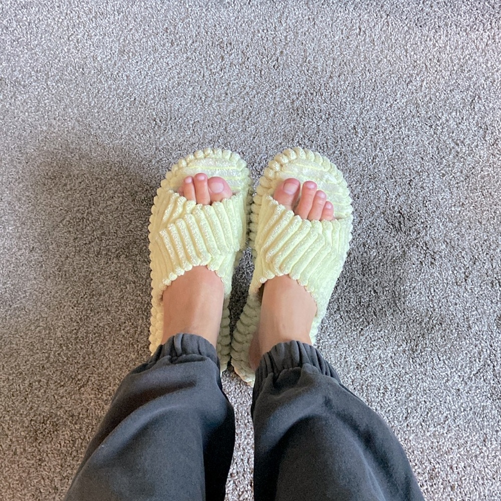 Free People Platform Ibiza Yellow Sandals